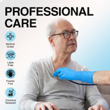 Schneider Nitrile Exam Gloves, Extended 12 Inches Cuff, Medium, 4 mil, 1000-ct Box, Gloves Disposable Latex Free, Powder Free for Medical, Food Prep