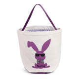 Nobelook Easter Bunny Basket: Personalized Easter Basket for Boys and Girls - Personalized Tote Easter Basket (Style 6)