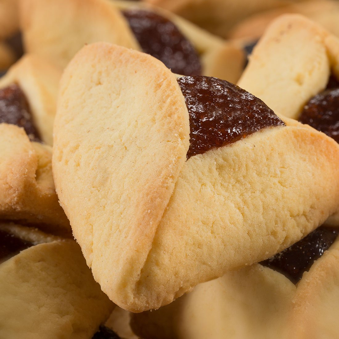 Green's Bakery Bulk Mango Hamantaschen, 10lbs. Buttery, Fresh and Delicious Shortbread Cookie, OK Certified Kosher and Pareve, Dairy Free and Nut