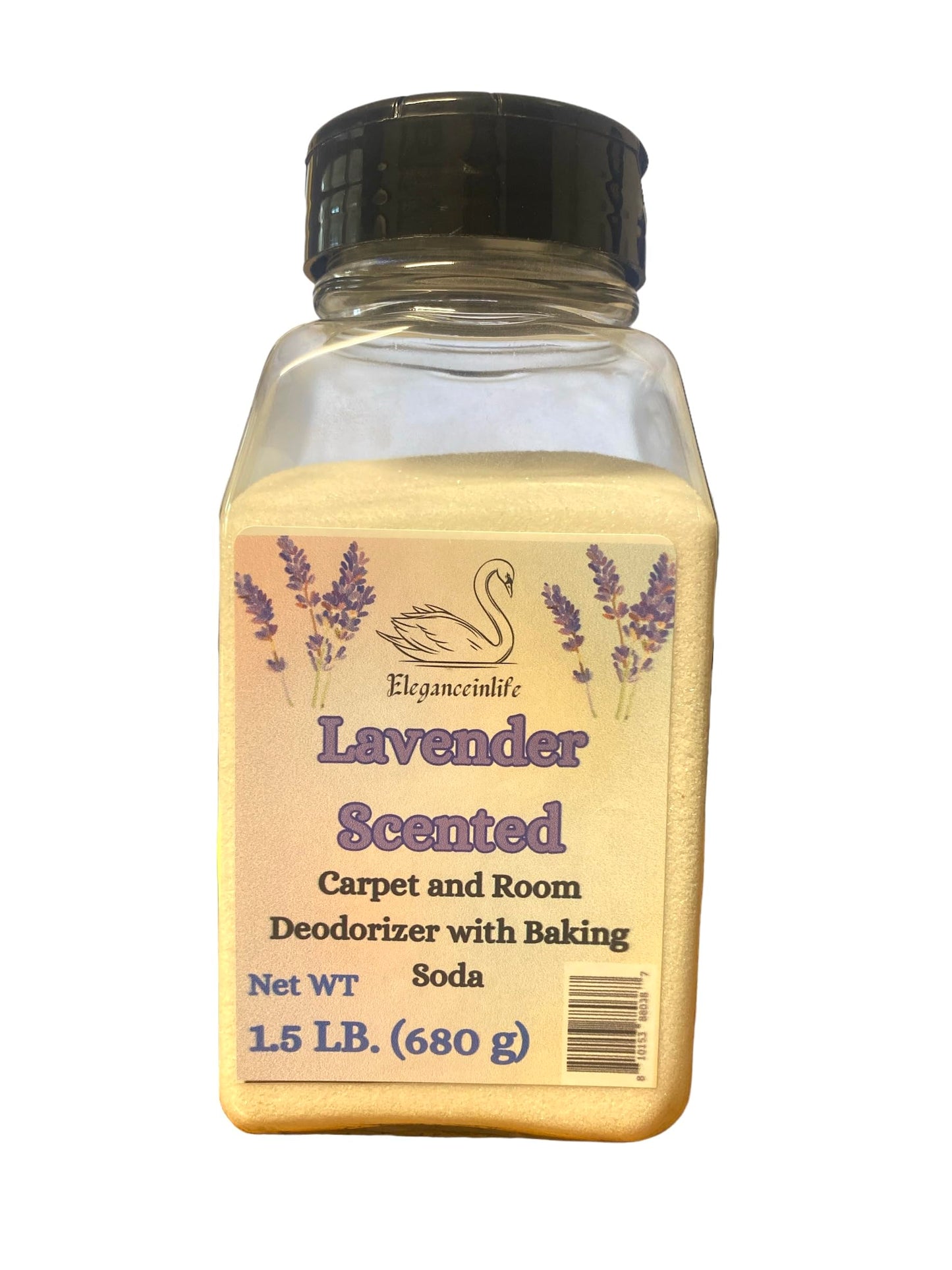 Eleganceinlife Lavender-Scented Carpet and Room Deodorizer 1.5 LB (680g) Each Pack of 2