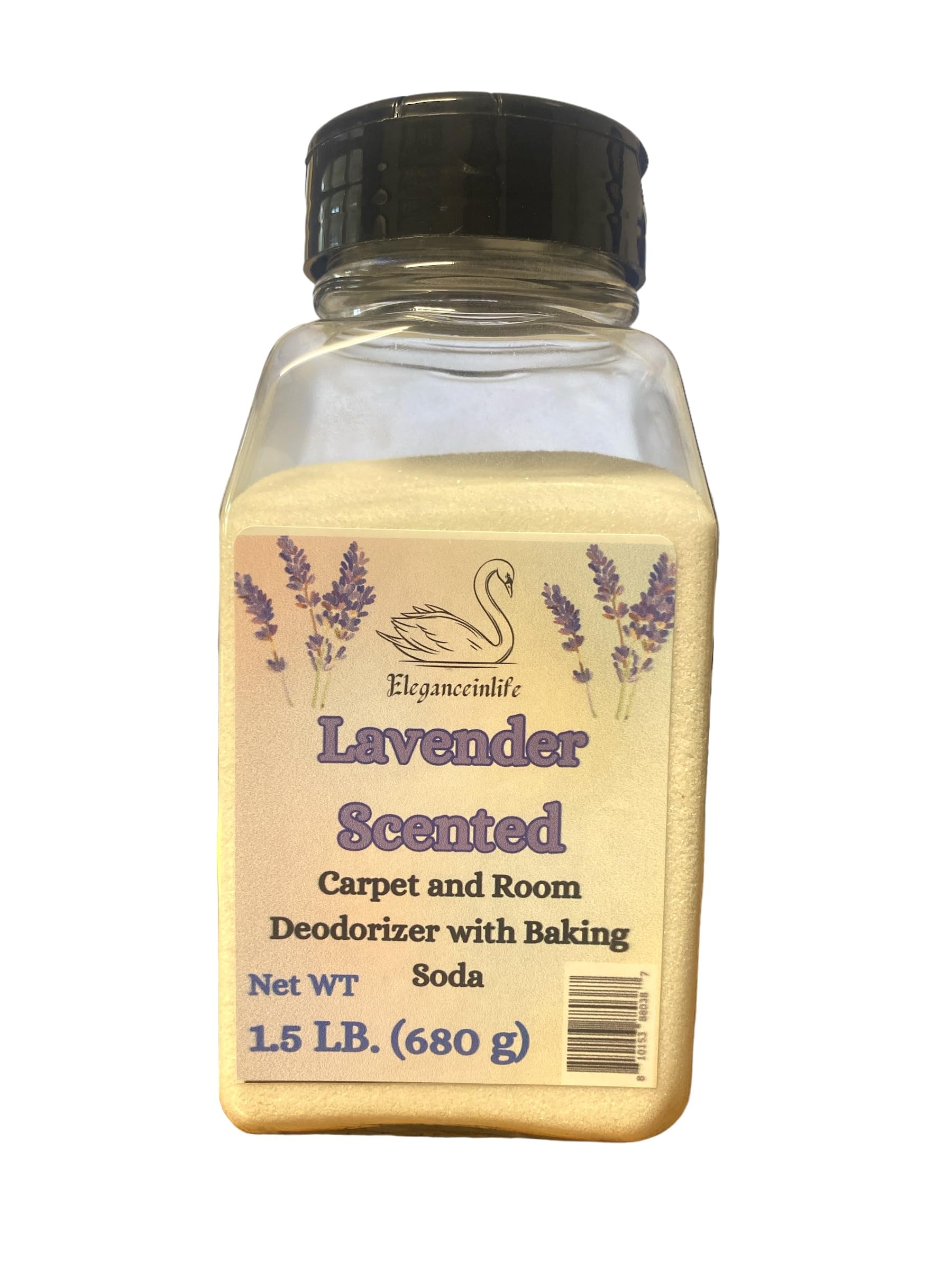 Eleganceinlife Lavender-Scented Carpet and Room Deodorizer 1.5 LB (680g) Each Pack of 2