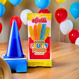 Assorted Flavors Efrutti Sour Fruity Fries - (Box of 48) - Perfect for Candy Buffets, Loot Bag Fillers, Snacking, and More