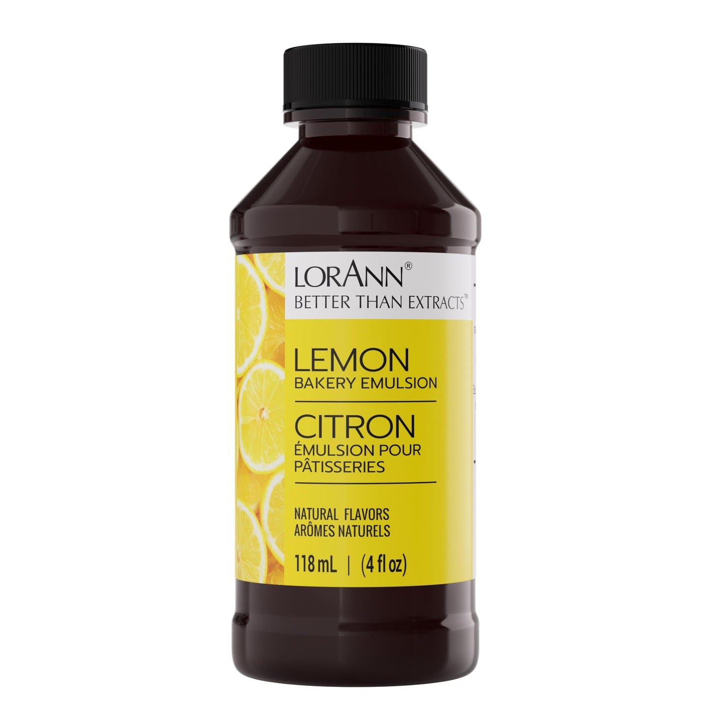 Lorann Oils Lemon Bakery Emulsion: Tangy Lemon Essence, Perfect for Amplifying Citrus Tones in Cakes, Cookies & Desserts, Gluten-Free, Keto-Friendly