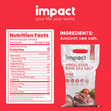 Impact - Fine Himalayan Pink Sea Salt - Mineral Salt - 25 lb Bag