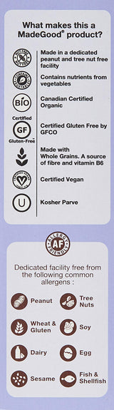 MadeGood Mixed Berry Granola Bars (1 count- 0.85 Oz) Gluten Free and Organic Healthy Snacks
