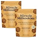 Miracle Mama Milkookies-Lactation Cookies, Oatmeal Walnut Cherry- Dairy-Free, Soy-Free, Gluten-Free, Vegan-Support Milk Supply with Oats, Flaxseed