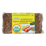 Mestemacher Organic Whole Rye Bread, 17.6 Oz - Authentic German Whole Grain Rye Bread | High Fiber, Dense European Bread, USDA Organic, Non-GMO, Ready