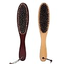 Cokaka Clothes Garment Dust Cleaning Brush Lint Remover Brush with Genuine Soft Horsehair and Wooden Handle for Coat Men Suits Shoes Jacket Furniture