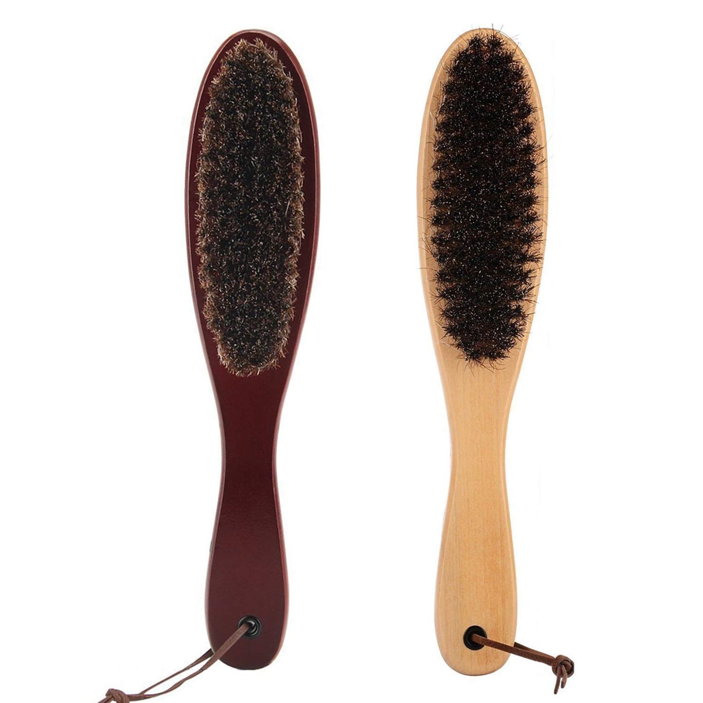 Cokaka Clothes Garment Dust Cleaning Brush Lint Remover Brush with Genuine Soft Horsehair and Wooden Handle for Coat Men Suits Shoes Jacket Furniture