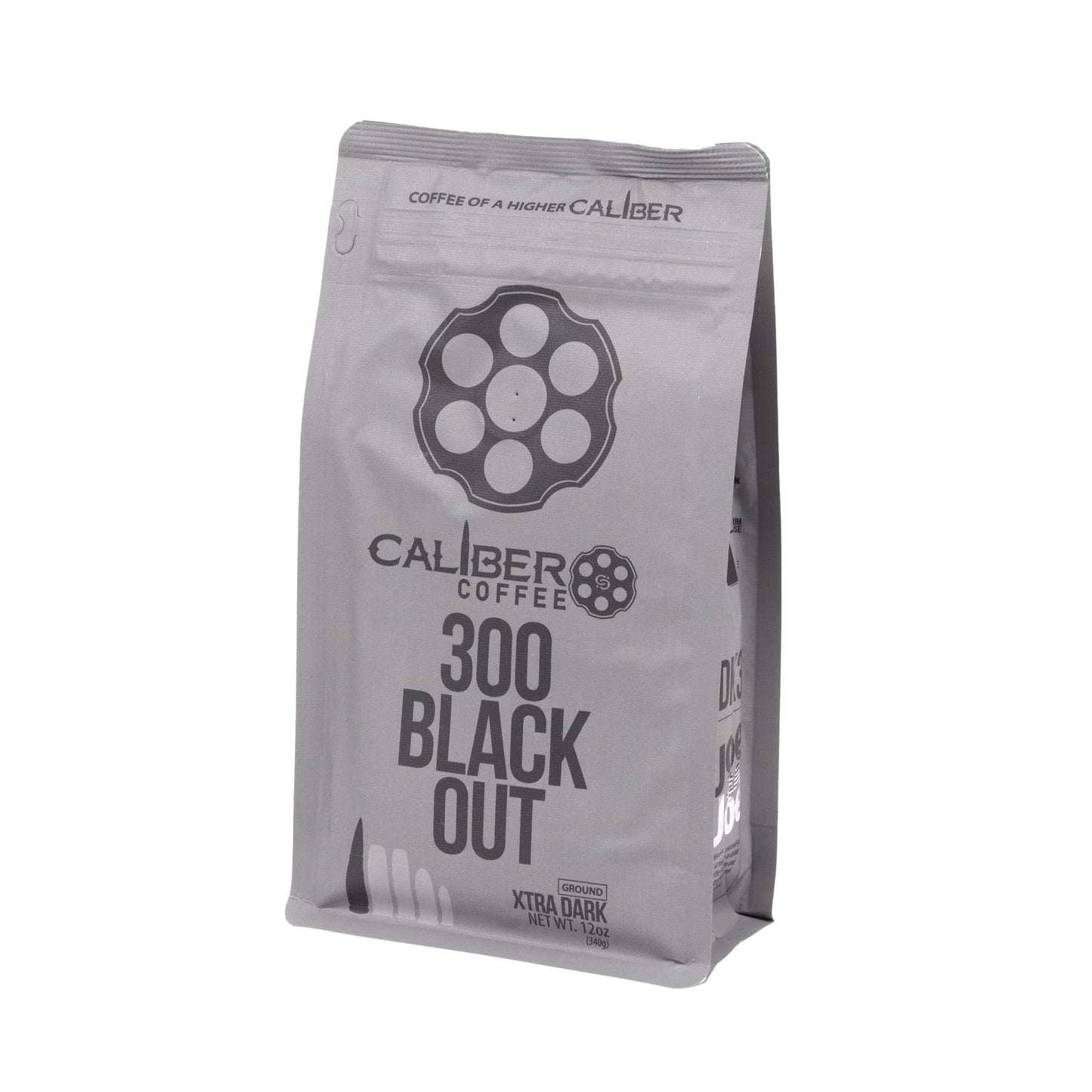 Caliber Coffee 300 Black Out Extra Dark Roast, 12oz bag, Ground…