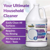 Sheiner's Multipurpose Cleaner Concentrate, No-Rinse Floor Cleaner for Mopping & Floor Degreaser for Home, Safe for Kids & Pets, Non-Toxic Lavender
