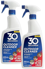 30 SECONDS Outdoor Mold & Mildew Stain Remover Spray | Ready To Use | 32 fl. oz. | 2 Pack