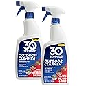 30 SECONDS Outdoor Mold & Mildew Stain Remover Spray | Ready To Use | 32 fl. oz. | 2 Pack