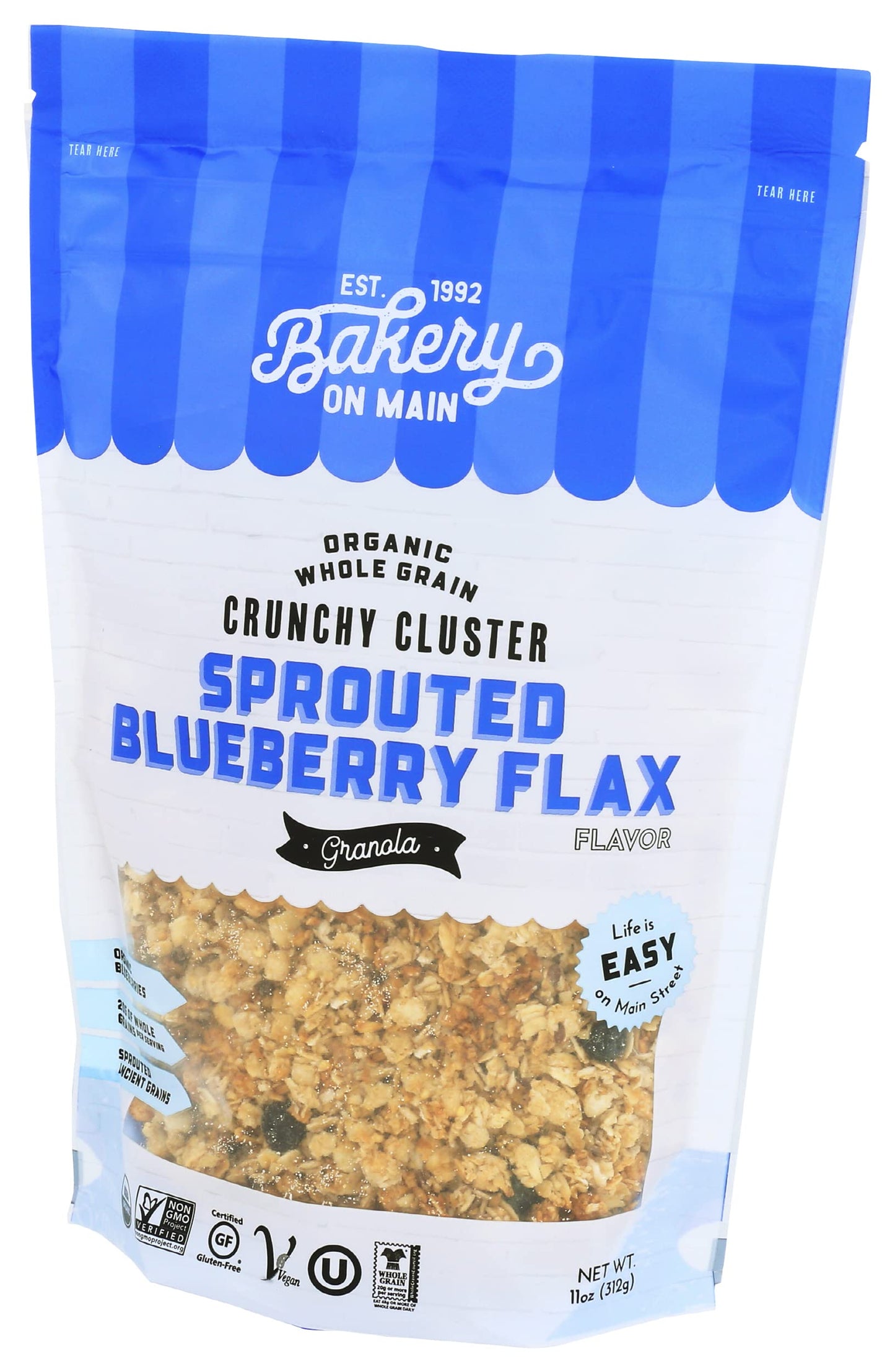 Bakery On Main Granola Sported Blue Berry Organic, 11 oz