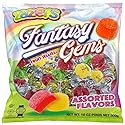 Zazers Fantasy Gems Fruit Jellies - Assorted Flavors - Individually Wrapped - Gluten-Free, Nut-Free, Fat-Free, Lactose-Free, Vegan-Friendly, 300g Bag