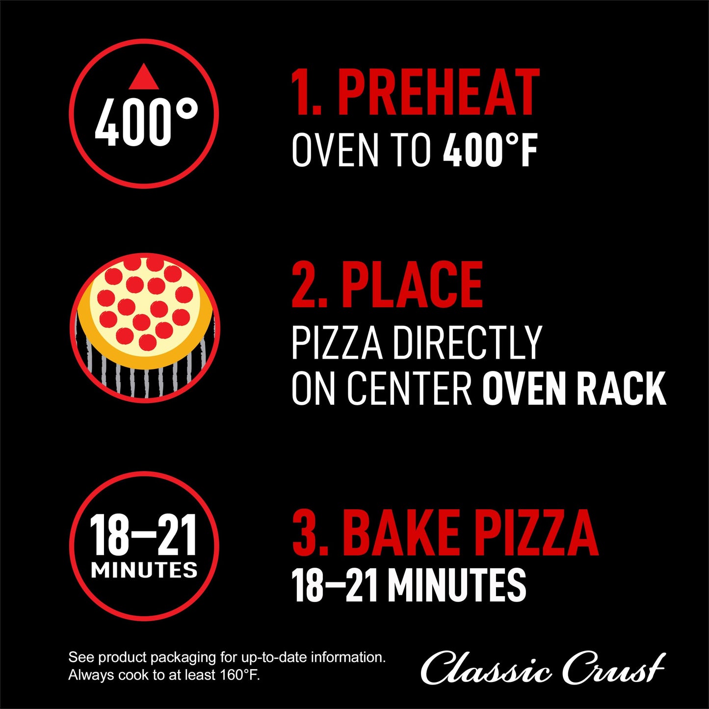 Red Baron, Classic Pepperoni Pizza, 20.60 oz (Frozen)