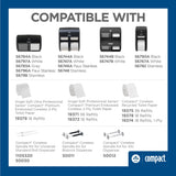 Compact Side-by-Side Dispenser and Angel Soft Professional Series Compact Premium Embossed Coreless Toilet Paper Trial Kit, 1 Kit