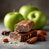NEOBAR Apple Cinnamon Probiotic Bars - Plant-Based Vegan Snack Bars, Gluten Free Dairy Free Snacks, No Added Sugar, No Preservatives, Non-GMO |12