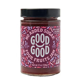 GOOD GOOD Four Fruits Jam - No Added Sugar - Low Calorie - Gluten Free and Vegan - Diabetic and Keto Friendly - 12oz / 330g (Pack of 1)