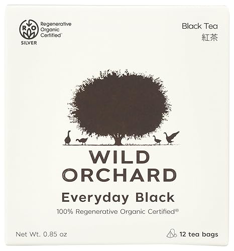 Wild Orchard, Tea Everyday Black Organic, 12 Count