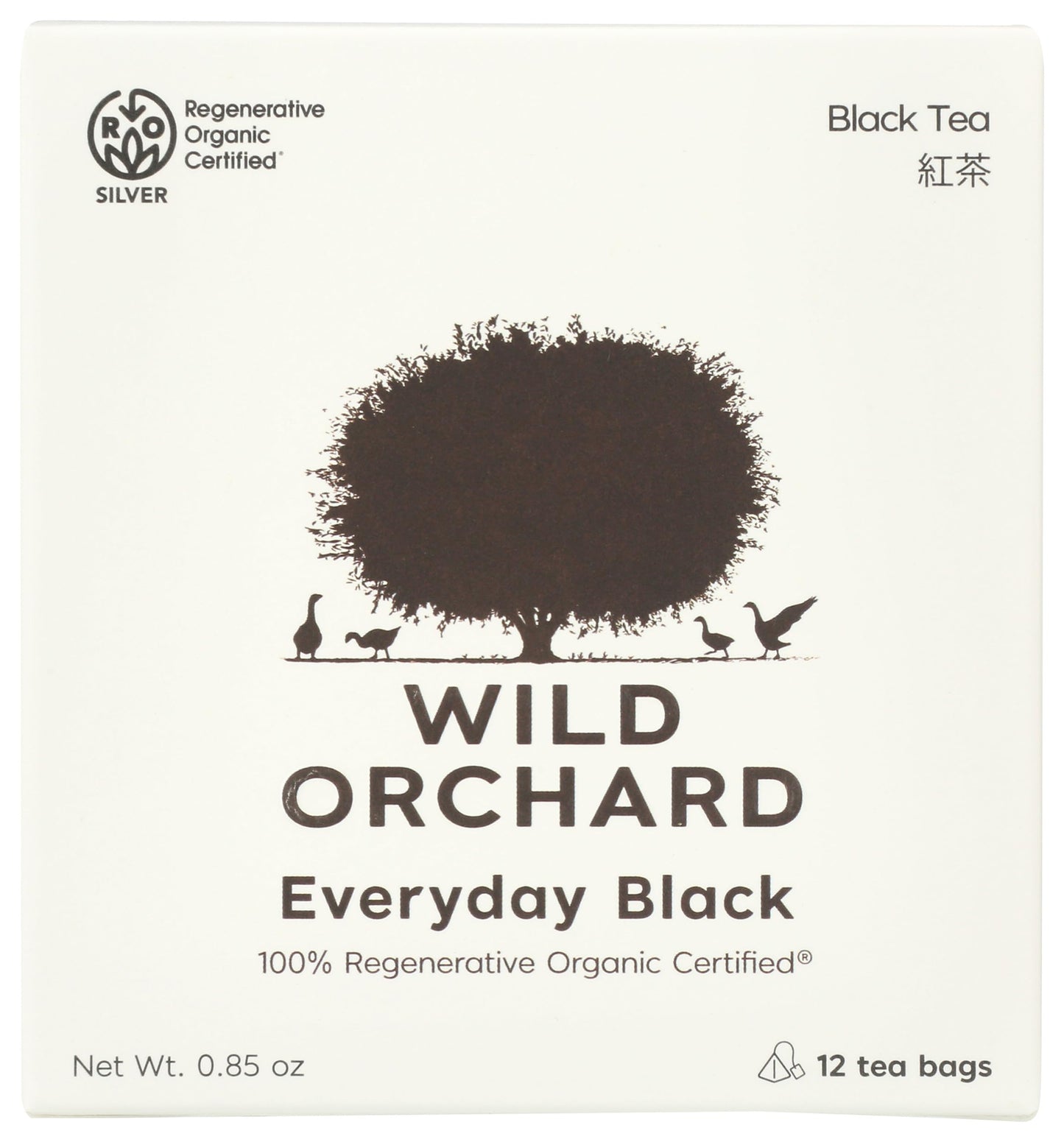 Wild Orchard, Tea Everyday Black Organic, 12 Count