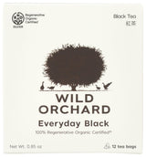 Wild Orchard, Tea Everyday Black Organic, 12 Count