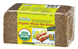 Mestemacher Organic Whole Rye Bread, 17.6 Oz - Authentic German Whole Grain Rye Bread | High Fiber, Dense European Bread, USDA Organic, Non-GMO, Ready