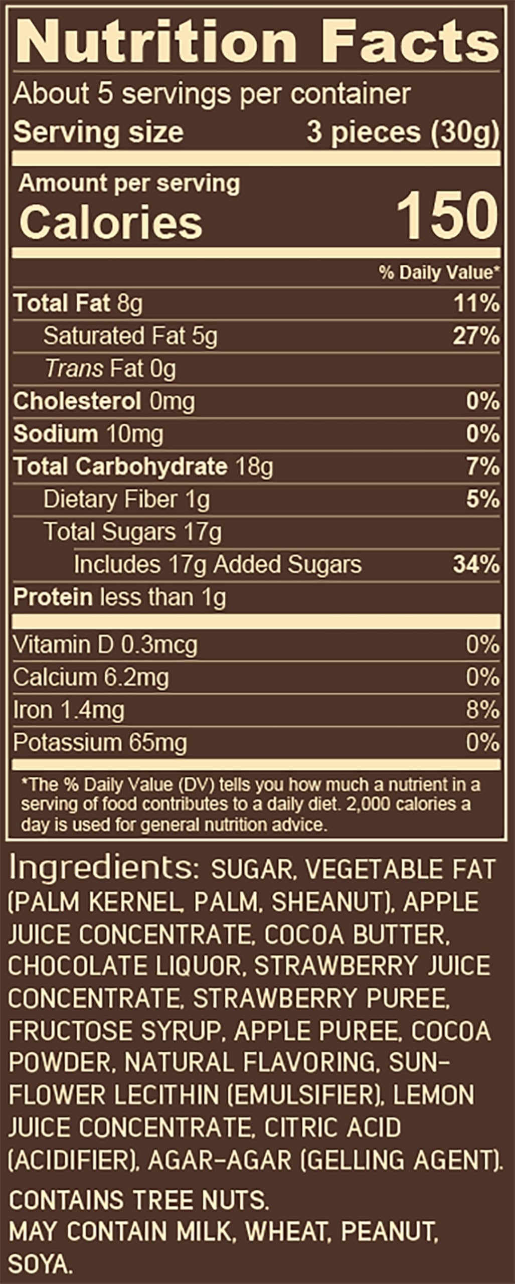 Bouchard Dark Chocolate Strawberry Thins - 5.3 OZ (150g) (Pack of 2)