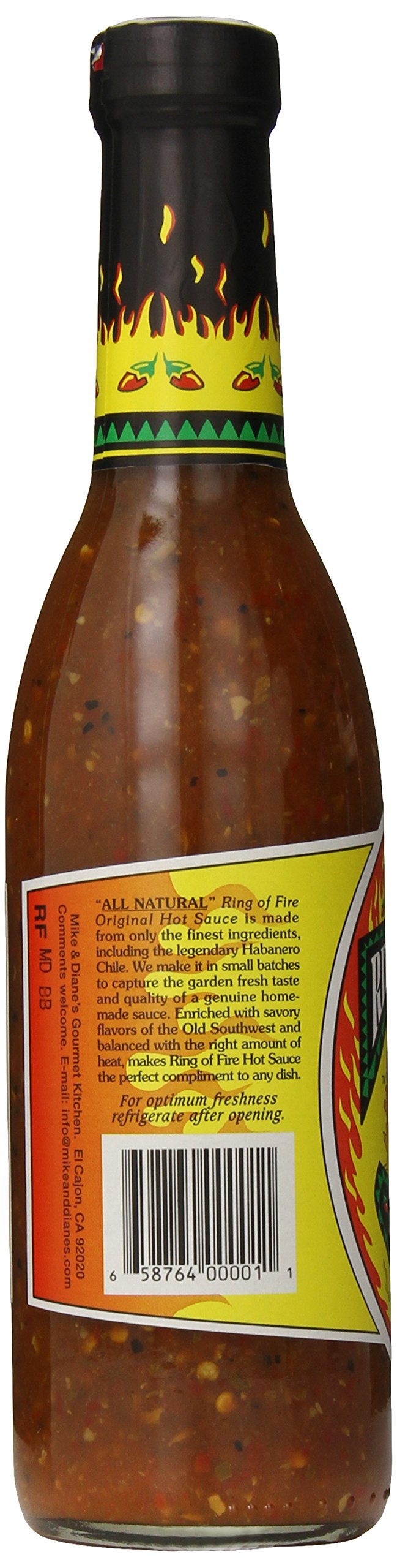 Ring of Fire Original Habanero Hot Sauce 12.5oz (Pack of 3)