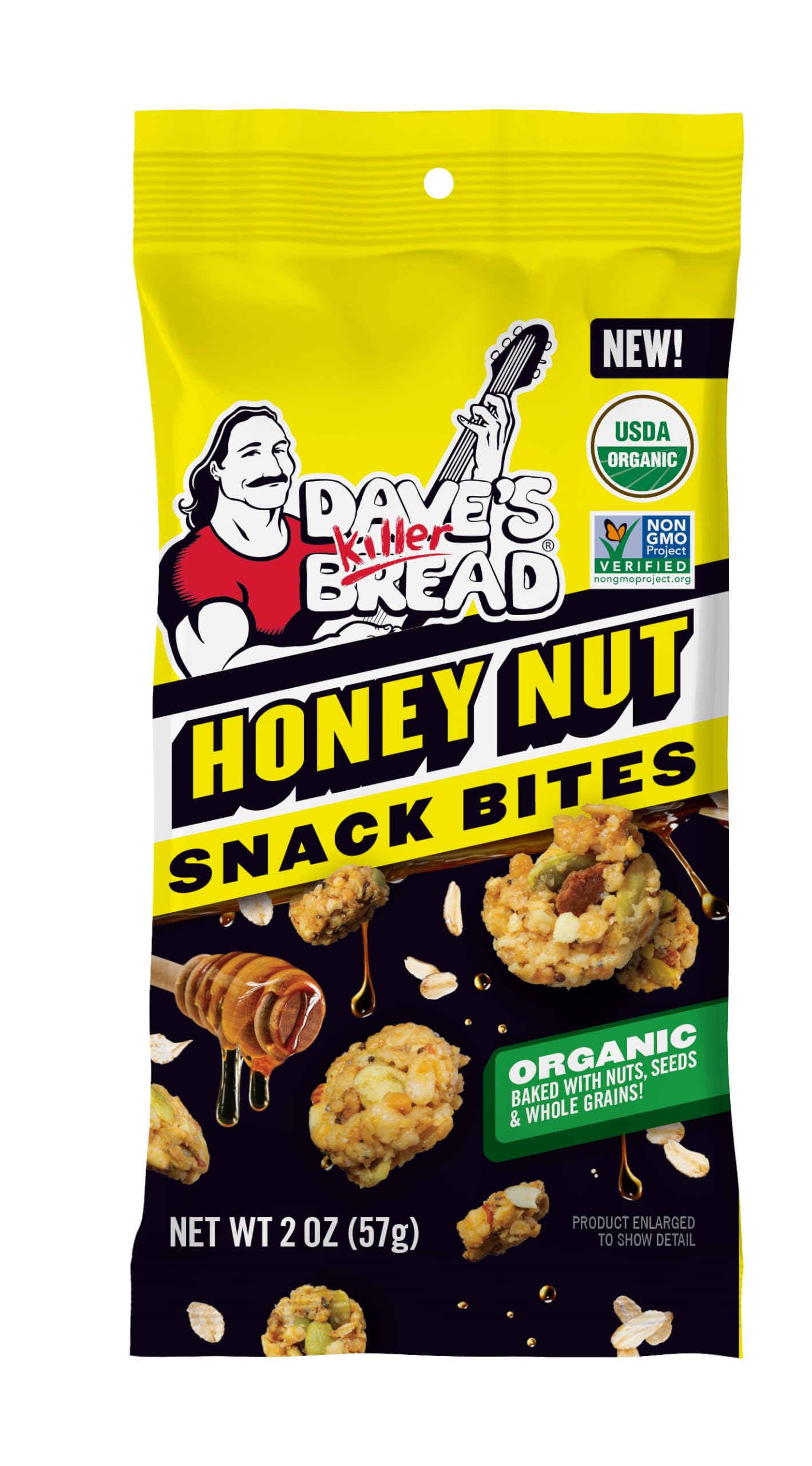 Dave's Killer Bread Honey Bites, 2 oz
