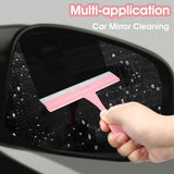 LTLUTU 5" Silicone Shower Squeegee for Glass Doors & Car Windows - Small & Mini Size Streak-Free Cleaner, Bathroom, Mirror, Tile Scraper - Compact