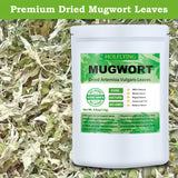 Dried Mugwort Leaves, 4oz(114g), Natural Artemisia Vulgaris Herb Loose Leaves, 100% Natural Mugwort Tea, No Gmo