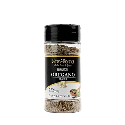 GranAroma Oregano Flakes, Versatile Spice, Rich & Savory Flavor (0.56 Ounce)