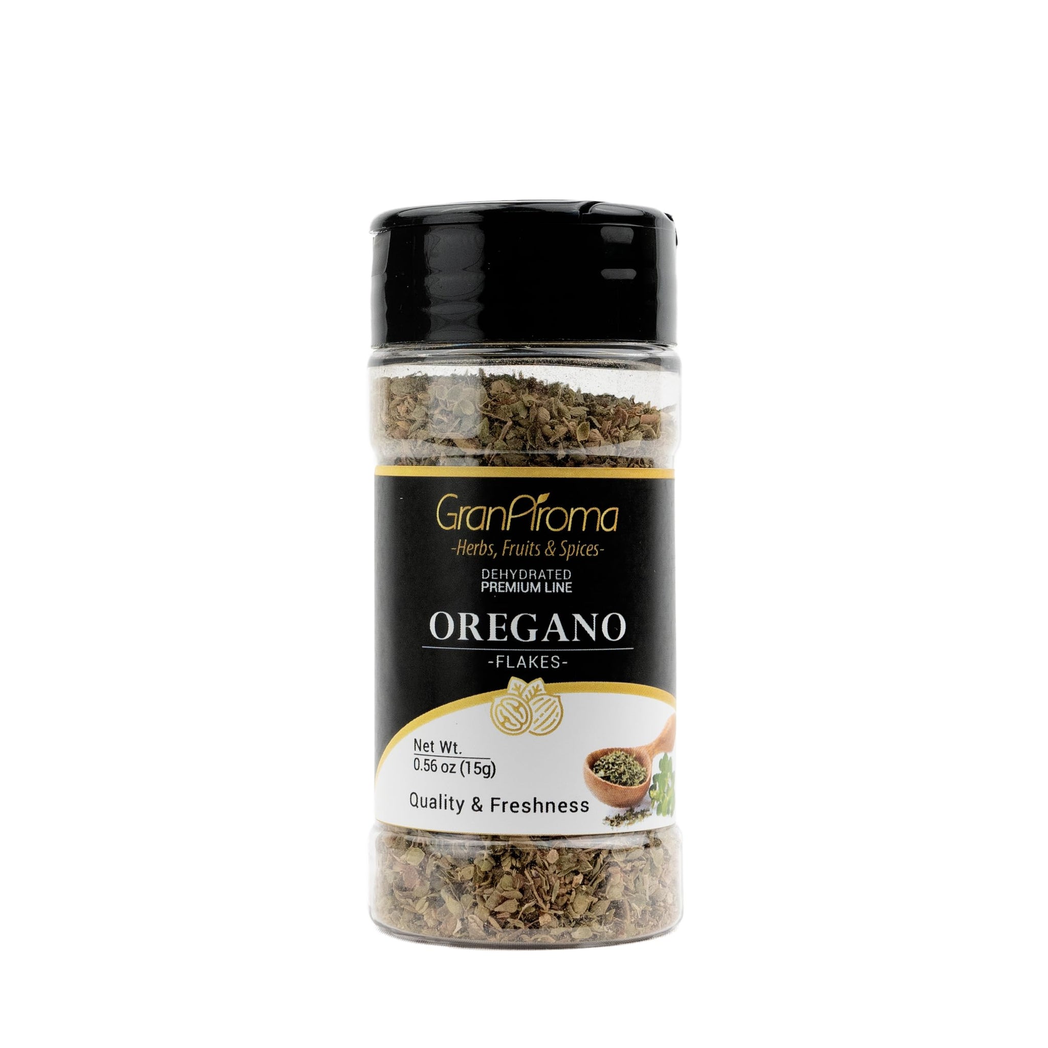 GranAroma Oregano Flakes, Versatile Spice, Rich & Savory Flavor (0.56 Ounce)