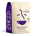 Coffee Bean Direct Organic Fair Trade Guatemalan, Whole Bean Coffee, Arabica Coffee, Light Roast, 5 Pound Bag (Pack of 1)