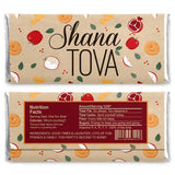 Big Dot of Happiness - Rosh Hashanah - Candy Bar Wrapper Jewish New Year Favors - Set of 24