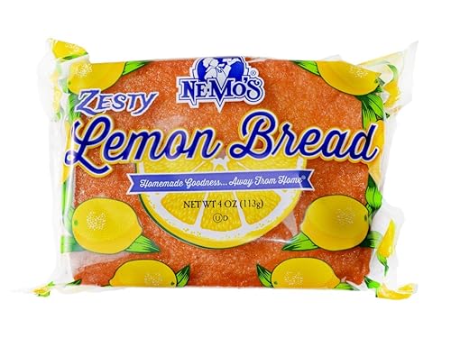 Ne-Mos Zesty Lemon Cake Bread, 4 Ounce -- 12 per case.