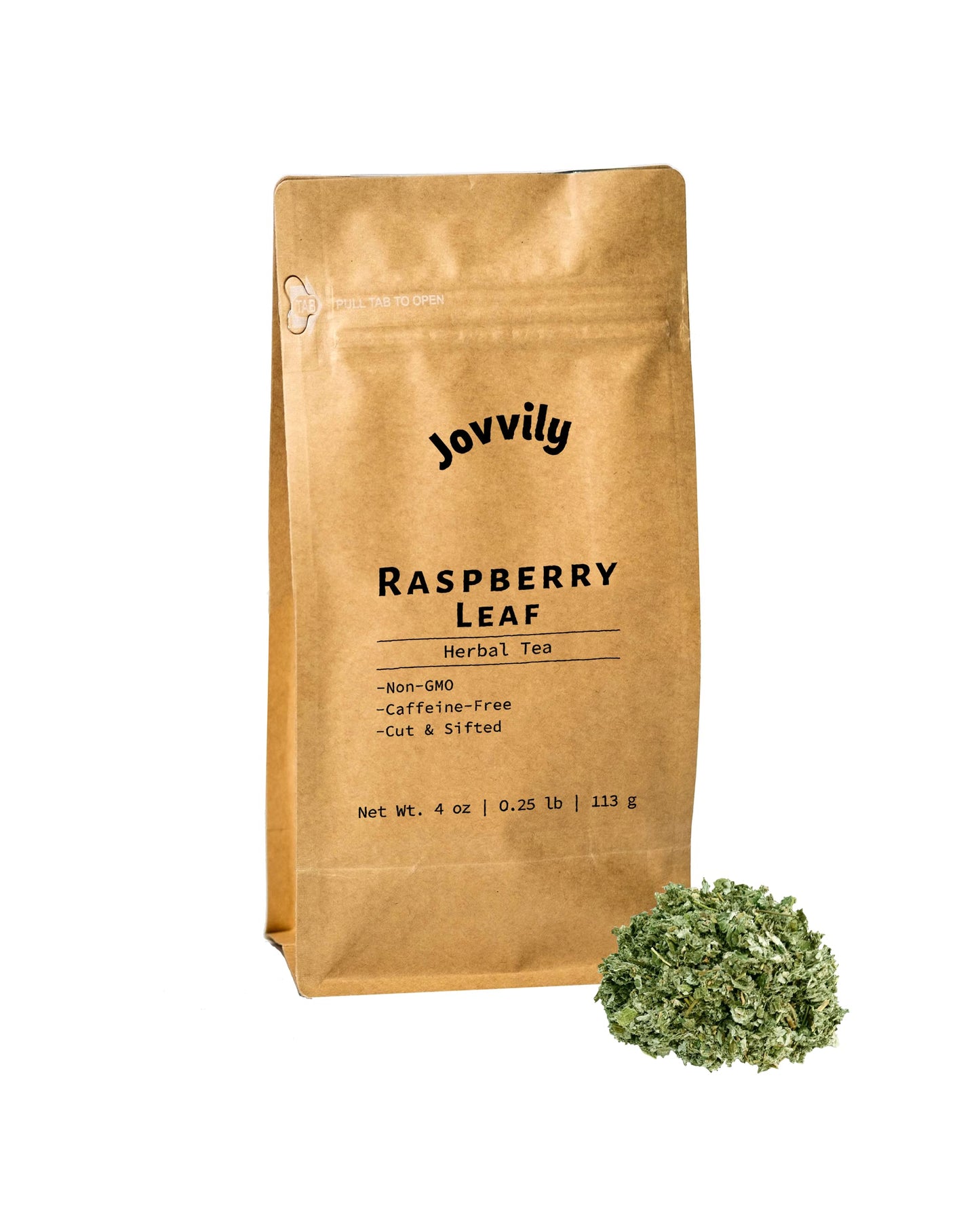 Jovvily Raspberry Leaf - 4 oz - Cut & Sifted - Herbal Tea