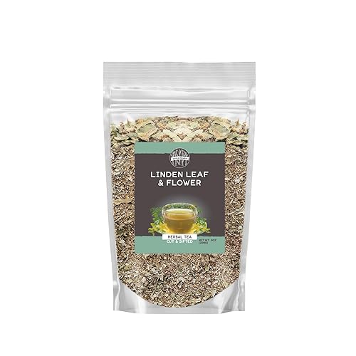 Birch & Meadow 8 oz, Linden Leaf and Flower Tea, Caffeine-Free, Natural Sweet Taste