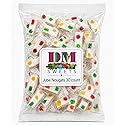 Jube Nougats Chewy Candy | 30 Pieces of Fruity Jelly Nougat Bites | Individually Wrapped Assorted Treats | Soft Colorful Snack Bag