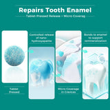Remineralizing Gum with Nano Hydroxyapatite and Xylitol, Sugar-Free, Aspartame-Free, Plant-Based, Plastic-Free Gum Base, Supports Enamel & Fresh