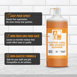 Active Element Flat Top Grill Cleaner - 32 fl oz | Griddle Cleaner, Removes Burnt-On Residue, Food Safe, Non-Caustic Formula, For Blackstone Grills