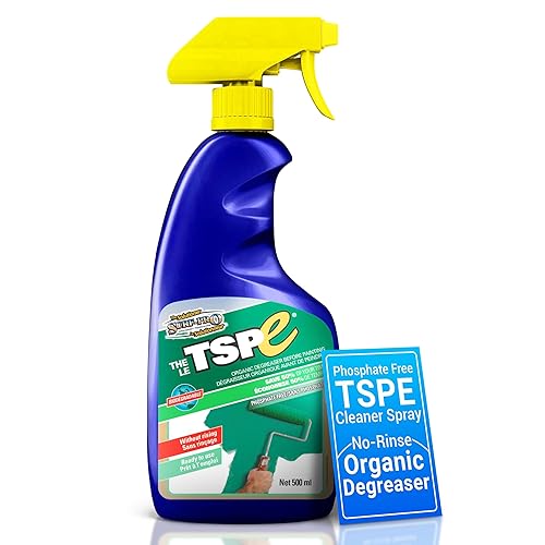 TSPE Cleaner Spray - 500ml Eco-Friendly No-Rinse Degreaser for Walls, Wood, Cabinets & Paint Prep - Phosphate-Free TSP Alternative - Biodegradable