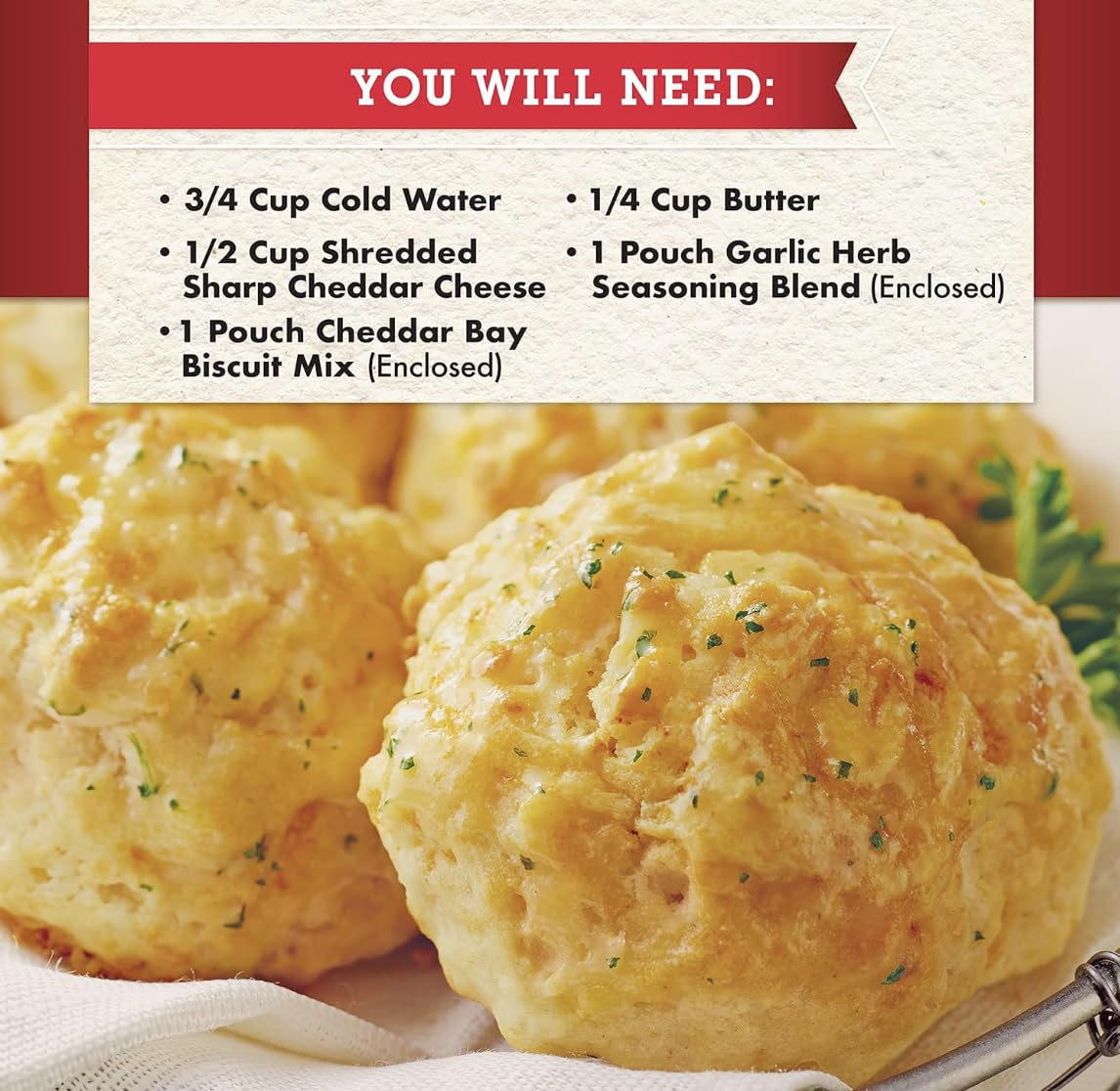Red Lobsters Cheddar Bay Biscuit Mix 11.36 oz Box w/Exit 28 Bargains Sticker
