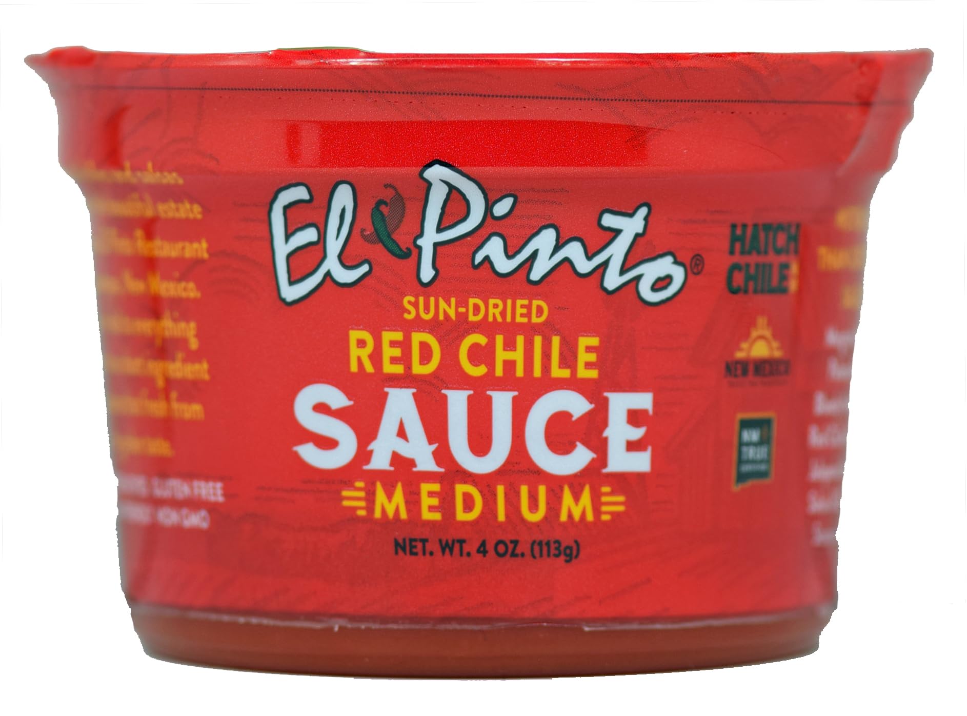 El Pinto Medium Hatch Red Chile Sauce (4 Ounce, 6 Pack)