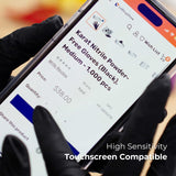 Karat Nitrile Powder-Free Gloves (Black) - Case of 1000 (X-Large)