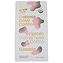 Copper Cow Coffee Organic Classic Vietnamese Dark Roast Ground Coffee, 12 Ounce