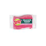 Scotch-Brite Delicate Clean Non-Scratch Scrub Sponge, 3 Nonscratch Kitchen Sponges for Gentle Cleaning of Porcelain, Fine china, Stemware, Nonstick