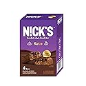 N!CK’S Keto Snack Bar, Triple Chocolate, Low Net Carbs, High Protein, No Added Sugar, 5g Collagen, Low Carb Protein Bar, Low Sugar Meal Replacement