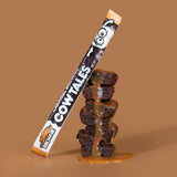 Goetze's Candy Caramel Brownie Cow Tales - 2.25 Pound Canister (36 Ounces) - Fresh from the Factory